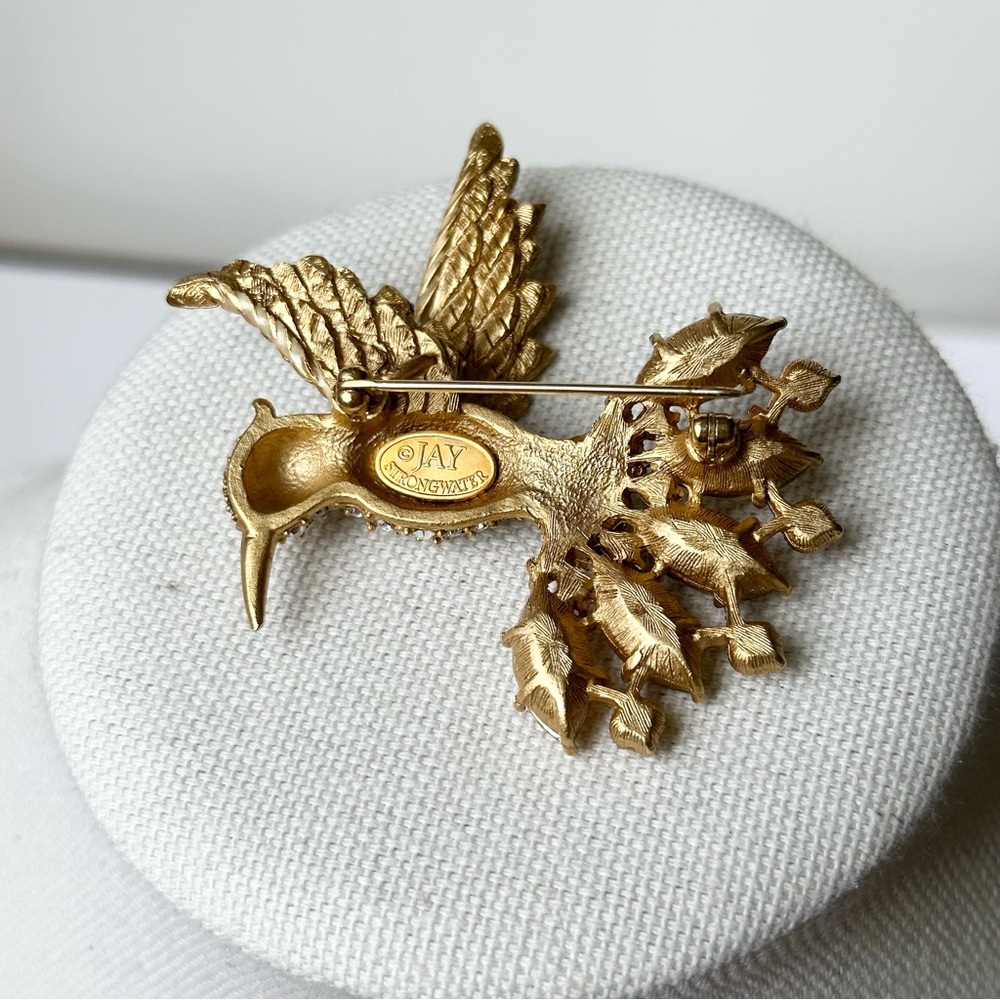 Jay Strongwater Crystal Brooch Pin - Picture 4 of 5